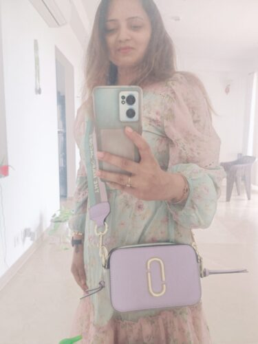 Marc Jacobs Purplish Pink The Snapshot Camera Sling Bag (With Box) photo review