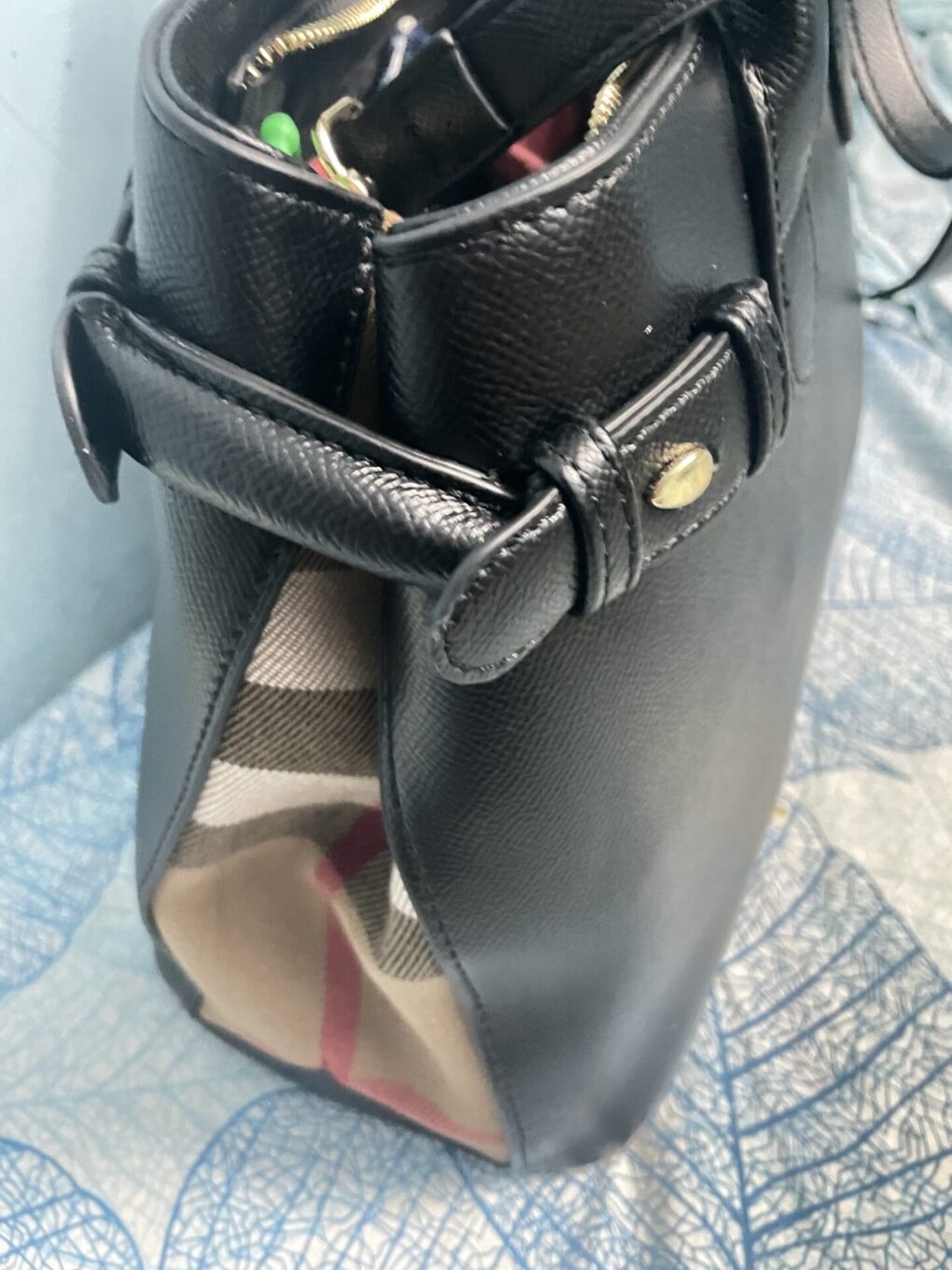Burberry Banner Black Colour Hand Bag photo review