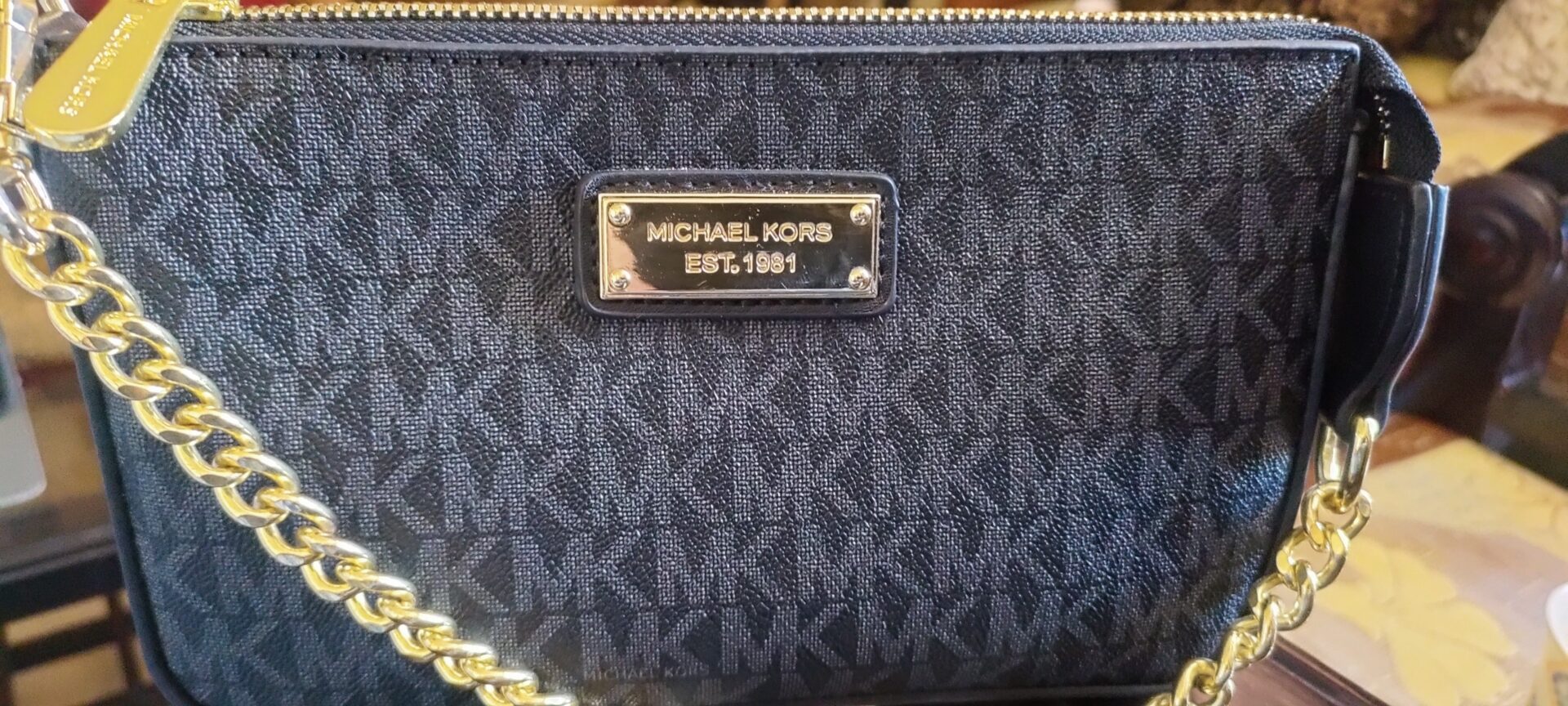 Michael Kors Small Jet Set Black Shoulder Bag photo review