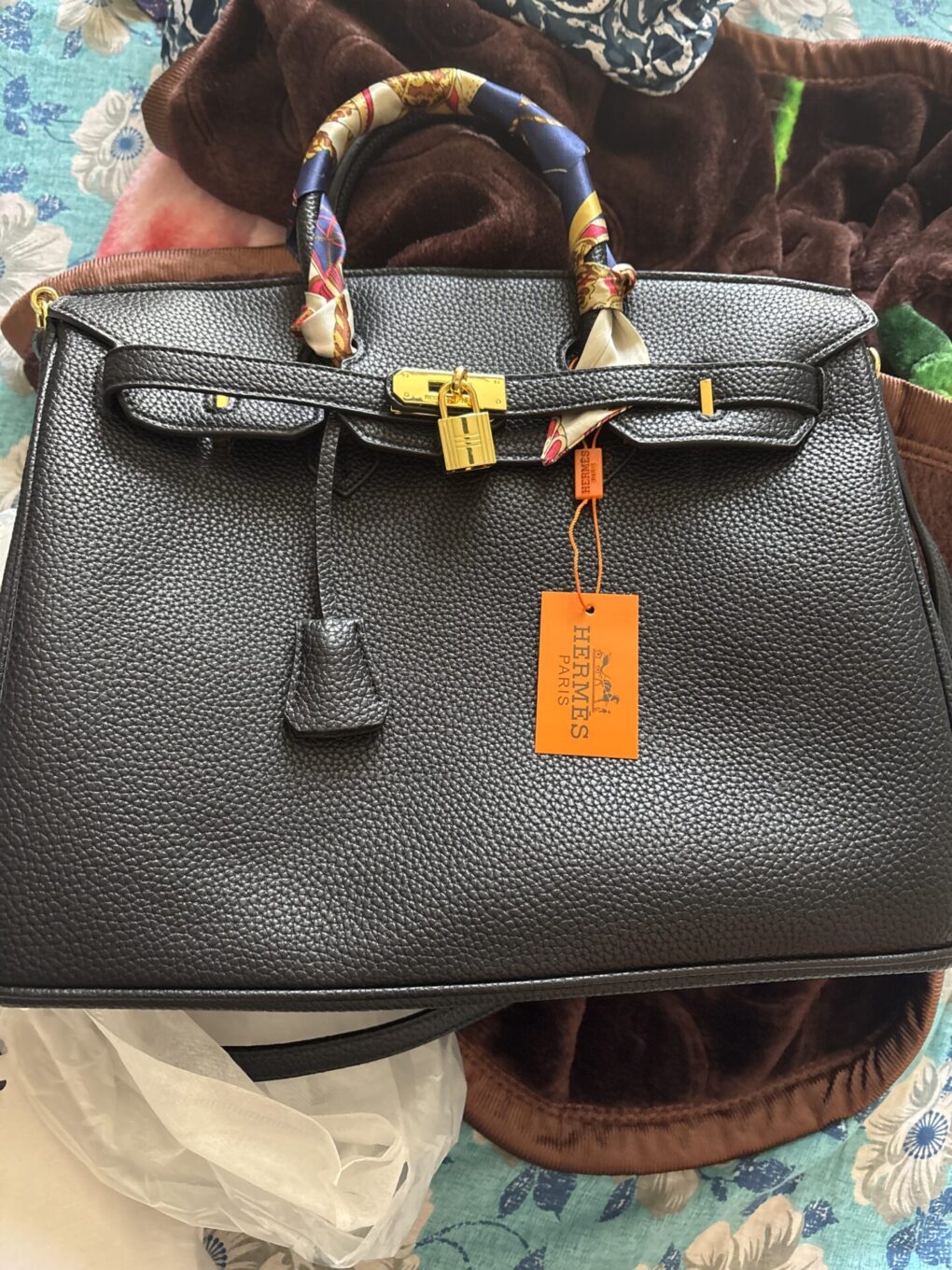Hermes Birkin Black Hand Bag photo review