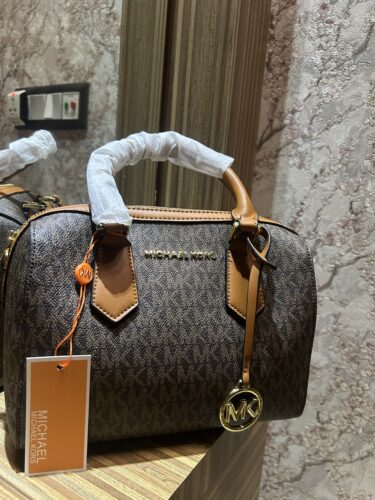 Michael Kors Coffee Boston Handbag photo review